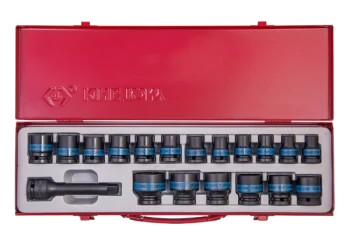 ZESTAW NASADEK UDAROWYCH 1/2''19CZ. KASETA KING TONY KY4419MP