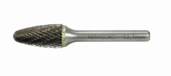 Frez do metalu Typ F, 8,0 x 65/20 - stożek zaokrąglony TCT ABRABORO 48116031