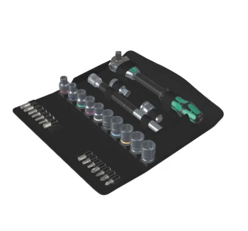 ZESTAW GRZECHOTKA ZYKLOP SPEED 1/2''+KLUCZE NASADOWE, 28CZ. WERA W05004079001