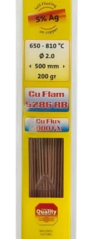 LUT TWARDY CU FLAM RB 5286 CUP 5% AG - 500*2MM 200G CASTOLIN CAS 754815