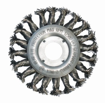 Szczotka tarczowa 115 mm/M14 - drut splatany 0,5 mm ABRABORO 90416412