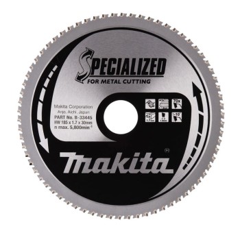 PIŁA SPIEKOWA DO METALU SPACJALIZED 185*30 70Z MAKITA B-33445