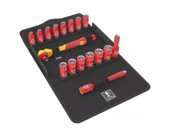 ZESTAW Z GRZECHOTKĄ ZYKLOP 3/8'' VDE, 8100 SB VDE 1, 17CZ. WERA W05004970001