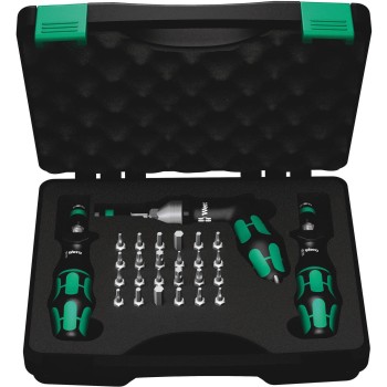 ZESTAW WKRĘTAKÓW DYNAMOMETRYCZNYCH NASTAWNYCH 2,5-55,0IN.IBS WERA W05350451001