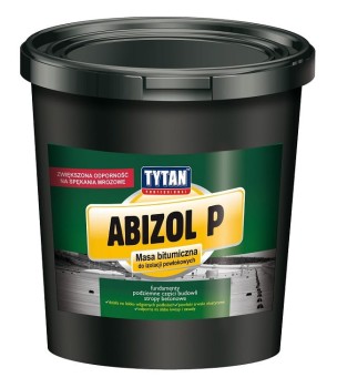 ABIZOL P MASA BITUMICZNA DO IZOLACJI POWŁOKOWYCH 18KG TYTAN ABIZOL P18K