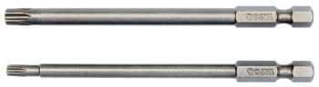 BIT, GROT DŁUGI TORX SECUR 2 SZT.T20*100MM T30*100MM YATO YT-0492