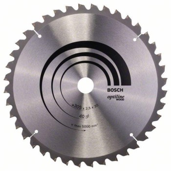 PIŁA TARCZOWA-T OPTILINE WOOD 305*2,5*30/Z40 BOSCH 2608640440