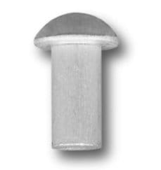 NIT ALUMINIOWY PEŁNY Z ŁBEM KULISTYM 4.0*10 MM UN 954 4*10 PLK