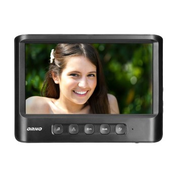 WIDEODOMOFON BEZSŁUCHAWKOWY LCD 7' BIAŁY IMAGO ORNO ON-1059/W
