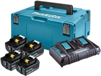 ZESTAW ZASILAJĄCY 18V MAKPAC (4*BL1860B+DC18RD) (UN3480) MAKITA 198091-4