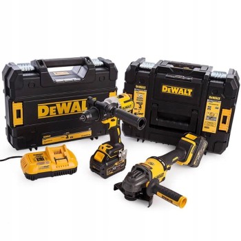 ZESTAW WKRĘTARKA DCD996 + SZLIFIERKA KĄT. DCG414 18V 2*6.0AH DEWALT DCK2055T2
