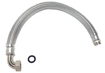 WĄŻ ANTYWIBRACYJNY HWA 600MM 1' Z KOLANEM OMNIGENA OM-WA 600