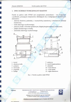 PARNIK 100 PALENISKO BEZ KOTŁA I POKRYWY UN PAR PAL 100