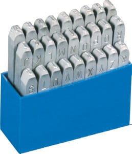 KOMPLET ZNACZNIKÓW LITERY 5MM BETA 10105000