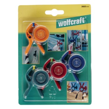 MINI ŚCISK SPRĘŻYNOWY 20MM Z PRZYSSAWKĄ, 4SZT. WOLFCRAFT 3663000