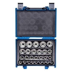 ZESTAW NASADEK 1/2'' 27CZ KRÓTKIE 8-36MM 6-KĄT KING TONY KY4557MR