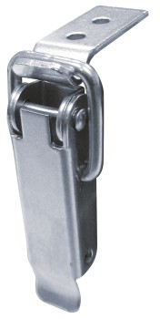 ZAMKNIĘCIE DO SKRZYŃ OCYNKOWANE Z HAKIEM TYPU D 130*30MM HSI HS 236790