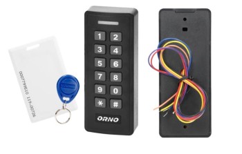 ZAMEK SZYFROWY Z CZYTNIKIEM KART IP20 ANTRACYT ORNO ON-ZS-820