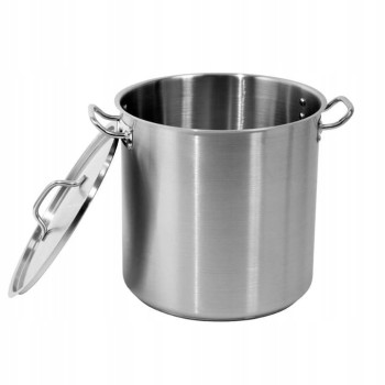 GARNEK WYSOKI Z POKRYWKĄ ZE STALI NIERDZEWNEJ 36X36CM,36.6L. YATO GASTRO YG-00007