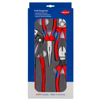 ZESTAW SZCZYPIEC 4CZ., WKŁADKA PIANKOWA KNIPEX KN 00 20 V15