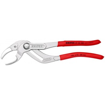 SZCZYPCE DO SYFONÓW SANITARNYCH I ZŁĄCZY 250MM,25-80MM,CHROM KNIPEX KN 81 03 250