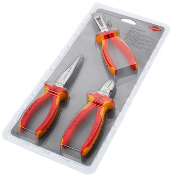 ZESTAW NARZĘDZI DO PRAC ELEKTROINSTALACYJNYCH 3SZT. KNIPEX KN 00 31 303