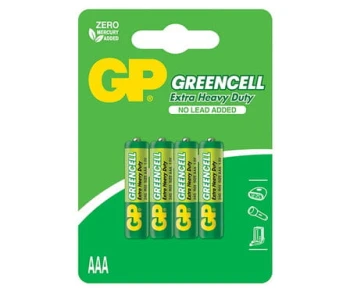 BATERIA GREENCELL 1.5V AAA R3 4 SZTUKI GP BATTERY GP24G-U4