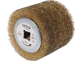 SZCZOTKA DO SATYNIARKI DRUT 120X100X19MM YATO YT-81955