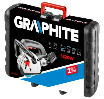 BRUZDOWNICA 125MM 1320W GRAPHITE 59G370