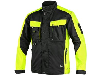 BLUZA/KURTKA SIRIUS BRIGHTON CZARNO-ŻÓŁTA ROZM.58 CXS BHP CX179663