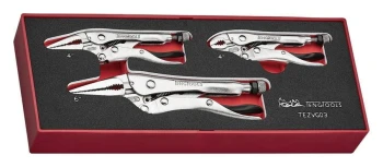 ZESTAW SZCZYPIEC UNIWERSALNYCH TEZVG03, 3SZT. TENG TOOLS L-285560108