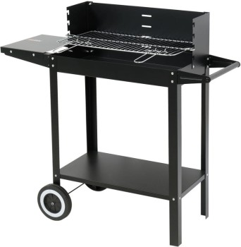 GRILL WĘGLOWY Z PÓŁKĄ RUSZT 48*26.5CM LUND W-99919