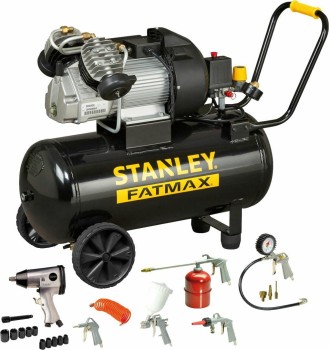 SPRĘŻARKA OLEJ. 50L FMXCM0083E DV2 FATMAX CZARNY 400/10/50 + ZESTAW STANLEY NU8119500STF552+KIT