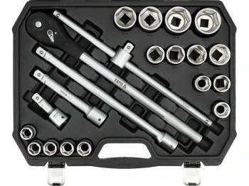KLUCZE NASADOWE 21 elem. 3/4" 13351 YATO YT-13351