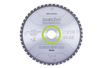 METABO PIŁA TARCZOWA HW/CT 216x30x48z CORDLESS CUT WOOD PROFESSIONAL 628445000