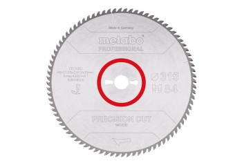 METABO PIŁA TARCZOWA HW/CT 315x30x84z PRECISION CUT WOOD PROFESSIONAL 628058000