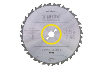 METABO PIŁA TARCZOWA HW/CT 315x30x20z POWER CUT WOOD PROFESSIONAL 628015000