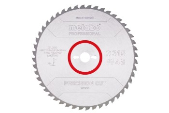 METABO PIŁA TARCZOWA HW/CT 315x30x48z PRECISION CUT WOOD PROFESSIONAL 628057000