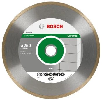 TARCZA DIAMENTOWA 250x25,4 PEŁ CERAMIC BOSCH B2608602539