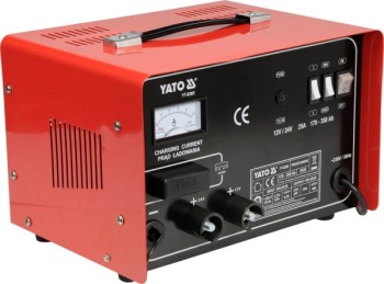 PROSTOWNIK ZE WSPOMAGANIEM ROZRUCHU 25A 12V / 24V 170 - 350Ah YATO YT-8305