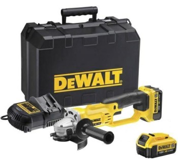 SZLIFIERKA KĄTOWA 18V 125mm 2 x 4,0Ah XR LI-ION DCG412M2 DEWALT DCG412M2-QW