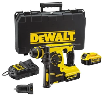 MŁOT WIERCĄCO-KUJĄCY SDS-PLUS 18V 2,1J 2 x 4,0 Ah XR LI-ION + UCHWYT DCH254M2 DEWALT DCH254M2-QW