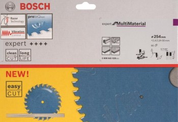 PIŁA TARCZOWA MULTIMATERIAL EXPERT 254x30mm 80-ZĘBÓW BOSCH B2608642528