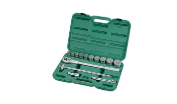 ZESTAW KLUCZY 14 ELEMENTÓW 3/4" NASADKI 12-KĄTNE 6214 HONITON H6214