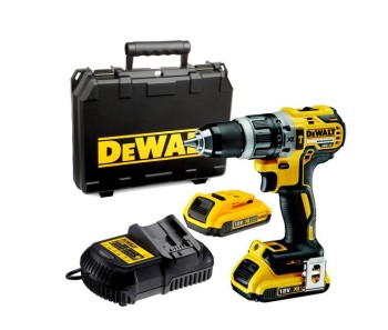 WIERTARKO-WKRĘTARKA UDAROWA 18V 70/27Nm 2x2,0Ah LI-ION BRUSHLESS WALIZKA TSTAK DCD796D2 DEWALT DCD796D2-QW