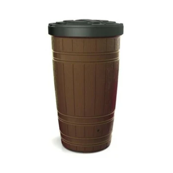 POJEMNIK NA DESZCZÓWKĘ WOODCAN BRĄZ 265L PROSPERPLAST PIDWO265-R222