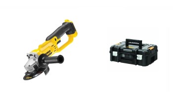 SZLIFIERKA KĄTOWA 18V LI-ION 125mm BEZ AKUMULATORÓW I ŁADOWARKI WALIZKA TSTAK DCG412NT DEWALT DCG412NT-XJ