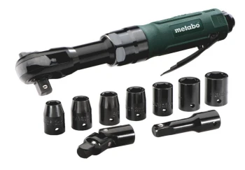 KLUCZ KĄTOWY / GRZECHOTKA PNEUMATYCZNA 1/2" 68Nm + AKCESORIA DRS 68 SET METABO MET604119500