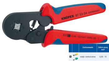 SZCZYPCE DO ZACISKANIA TULEJEK KNIPEX KX975304