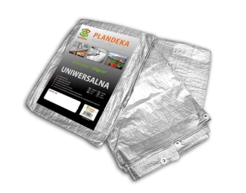 PLANDEKA SREBRNA 120g 8 x 12m BRADAS PL1208-12